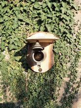 Load image into Gallery viewer, Pewter Coffee Pot Bird Feeder or planter