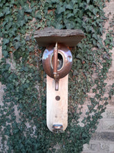Load image into Gallery viewer, Copper Kettle Bird Feeder or Planter