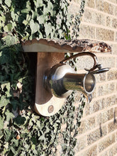Load image into Gallery viewer, Pewter Coffee Pot Bird Feeder or planter