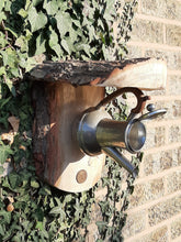 Load image into Gallery viewer, Pewter Coffee Pot Bird Feeder or Planter