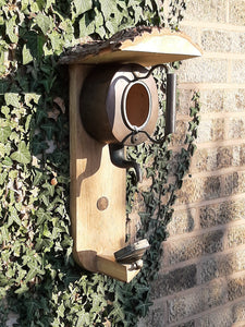Copper Kettle Bird Nest Box / Feeder